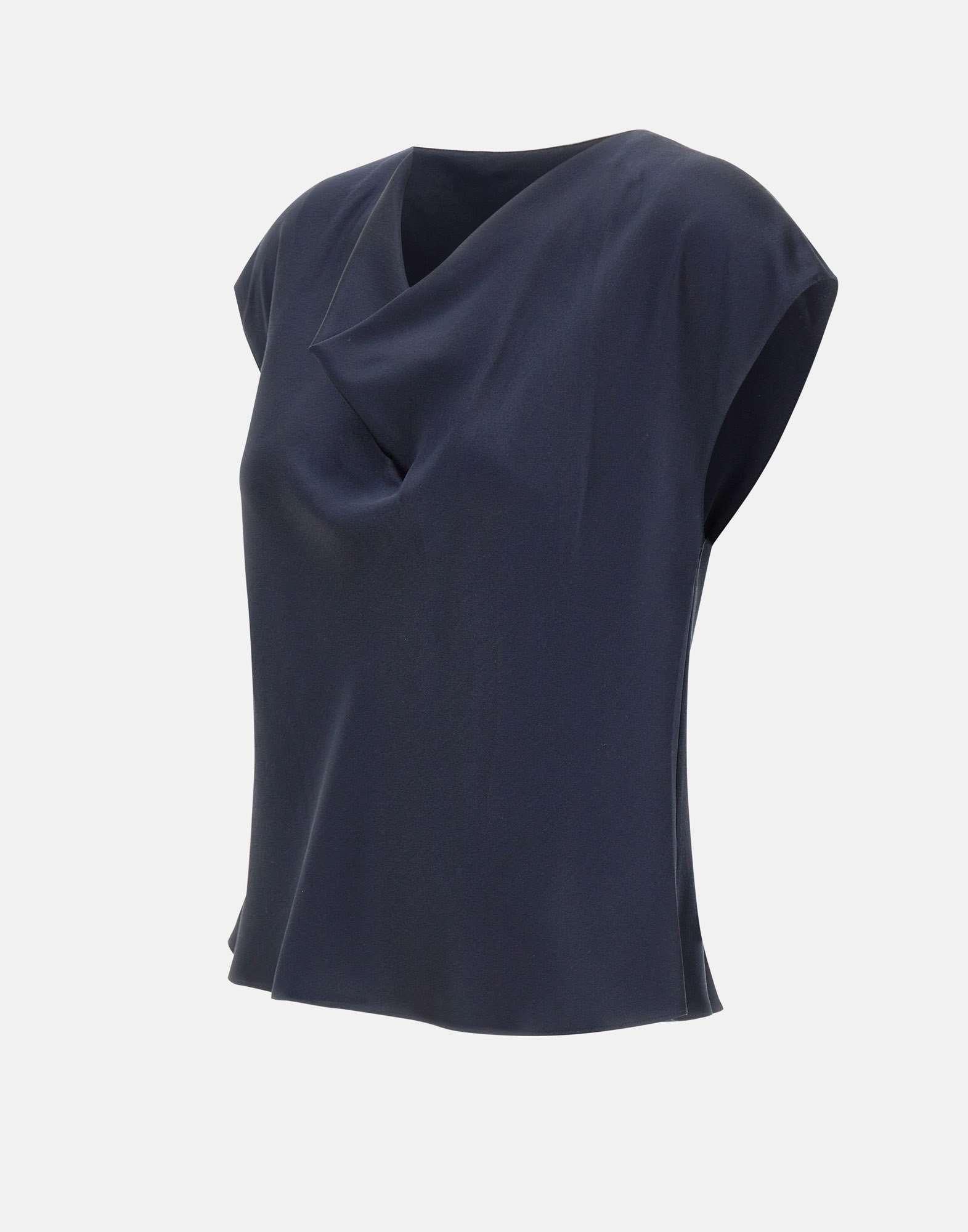 Camicetta in seta con scollo a cappuccio - immagine 3