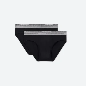 Set due slip in cotone organico stretch