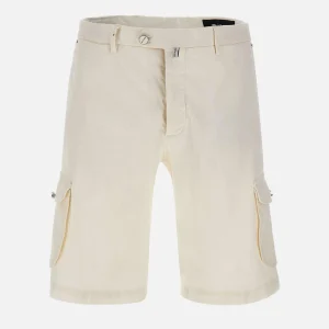 Shorts cotone e lino