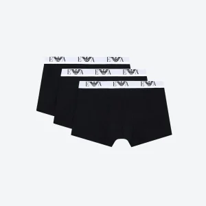 Set tre pack boxer in cotone stretch