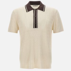 Polo in maglia di seta