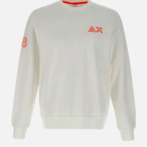 "Fluo fleece sweatshirt"