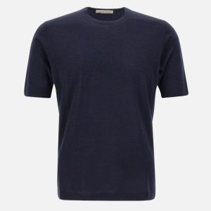 T-shirt in lana, seta e cashmere