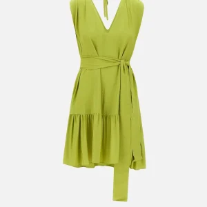 Abito corto in viscosa