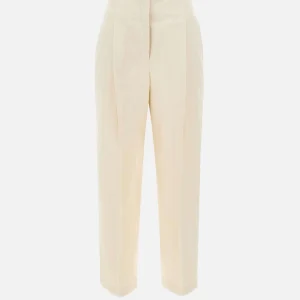 Pantaloni culotte in cotone elasticizzato