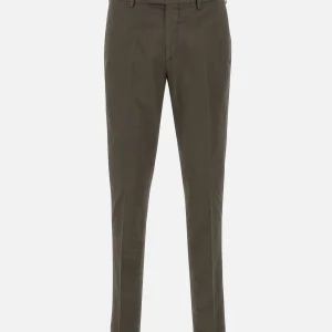 Pantaloni "Dvr3" in cotone e seta