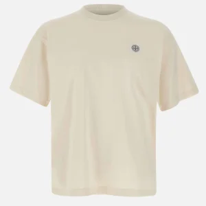 T-shirt in jersey di cotone biologico pettinato