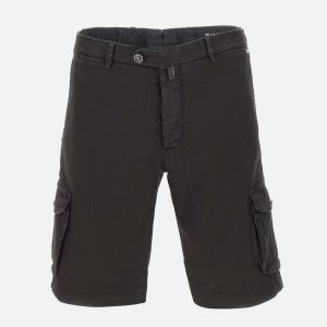 Shorts cotone e lino