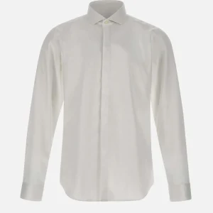 Camicia in cotone stretch