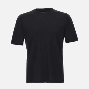 T-shirt in crêpe di cotone