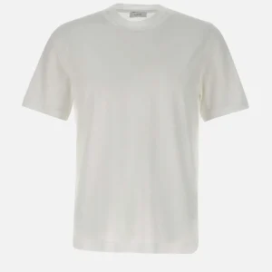 T-shirt in crepe di cotone