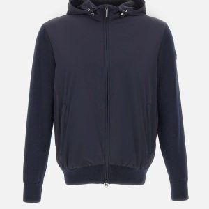 Giacca ibrida sfoderata con cappuccio