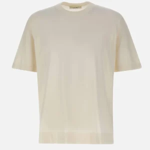 T-shirt in crêpe di cotone