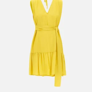 Abito corto in viscosa