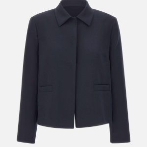 Giacca in tessuto crêpe