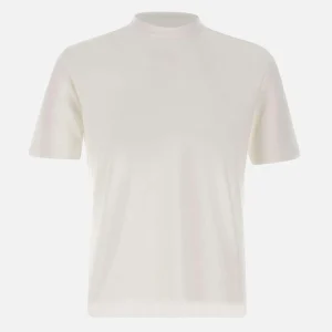 T-shirt in crepe di cotone