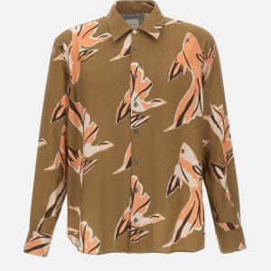 Camicia oversize stampata