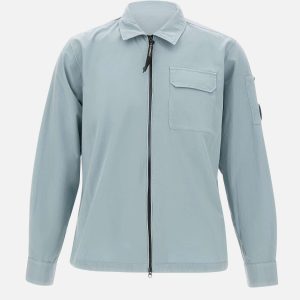 Giacca in gabardine con zip