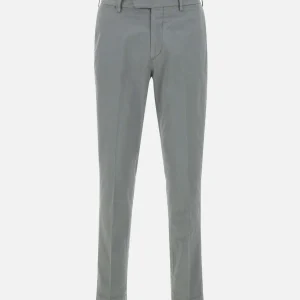 Pantaloni "Dvr3" in cotone e seta