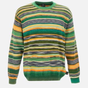 Maglia girocollo a righe