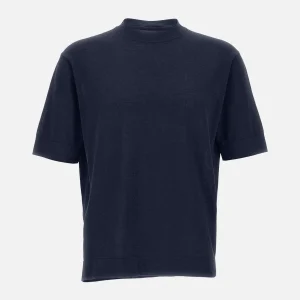 T-shirt in crêpe di cotone