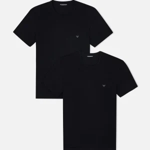 Set due t-shirt intime in cotone stretch