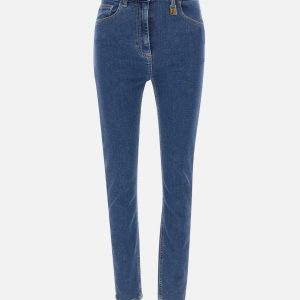 Jeans skinny con dettaglio logo