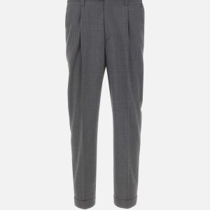 Pantaloni in misto lana