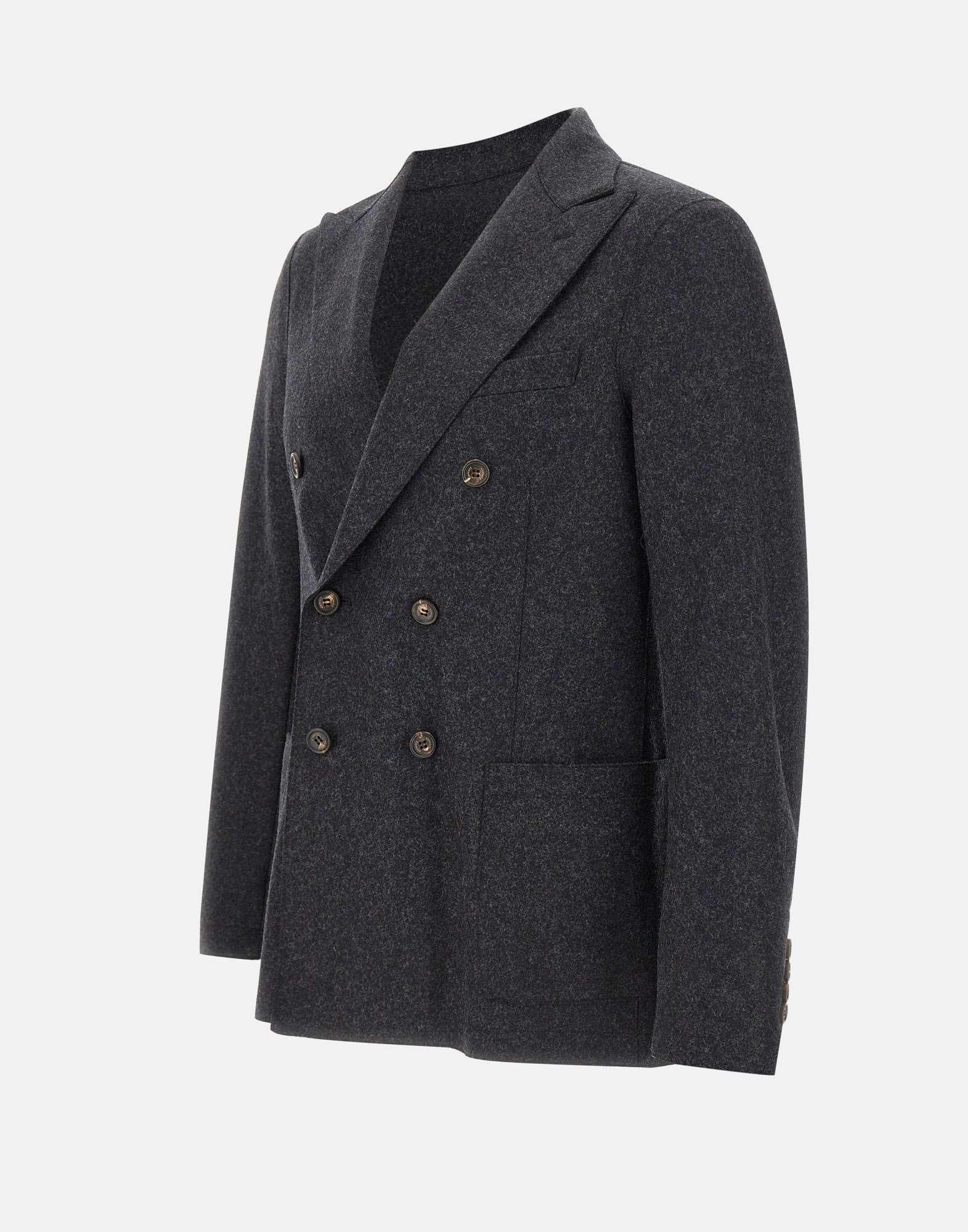 Blazer doppiopetto in lana - immagine 3