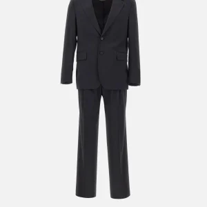 Abito relaxed fit in fresco lana stretch