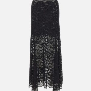 Gonna lunga svasata in pizzo