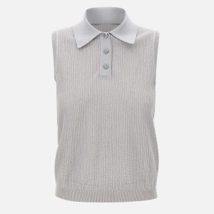 Gilet in maglia di cotone