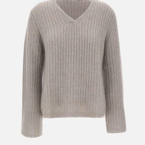 Maglia in cotone e cashmere