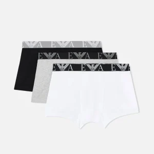Set tre pack boxer in cotone stretch