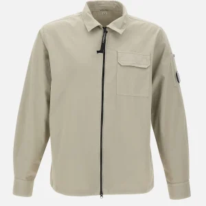 Giacca in gabardine con zip