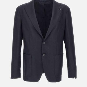 Blazer in lana e cashmere