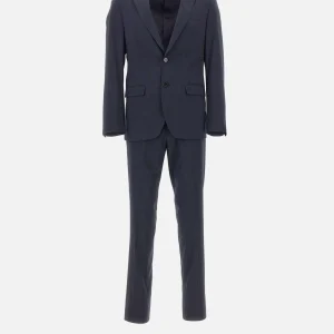 Abito slim in misto viscosa stretch