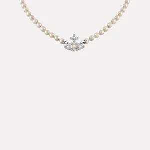 "Olympia pearl necklace"