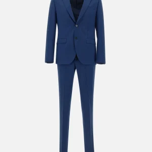 Completo due pezzi in  lana stretch