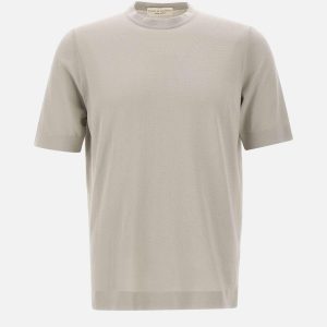 T-shirt in crepe di cotone