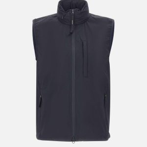 Gilet sfoderato in nylon stretch