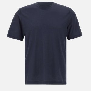 T-shirt in crepe di cotone