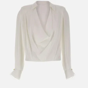 Body in georgette di viscosa