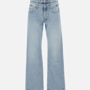 "Double waisted trousers Mankind bleach"