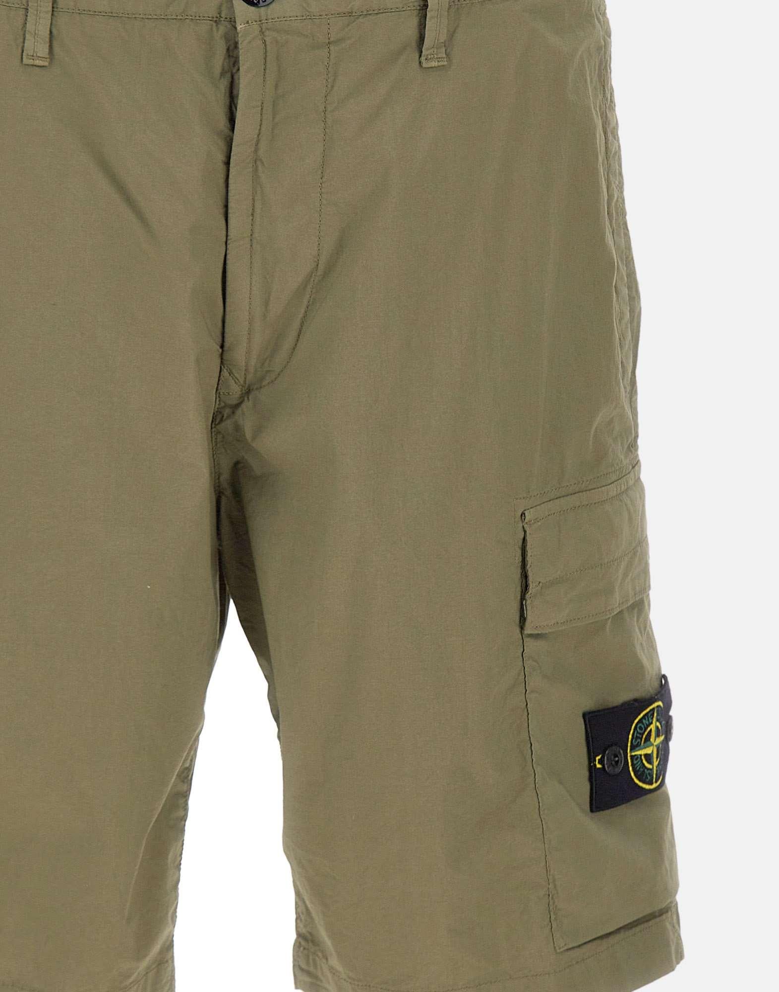 Bermuda in tela di cotone stretch "Paracadute" - immagine 5