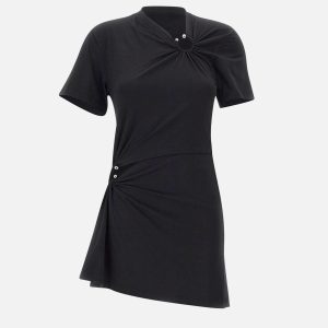 Abito cut-out con anelli