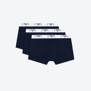 Set tre pack boxer in cotone stretch