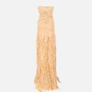 Abito in georgette con ruches