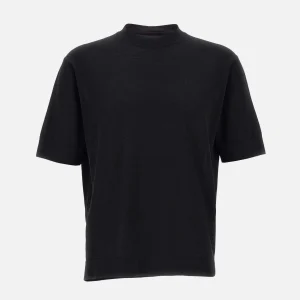 T-shirt in crêpe di cotone