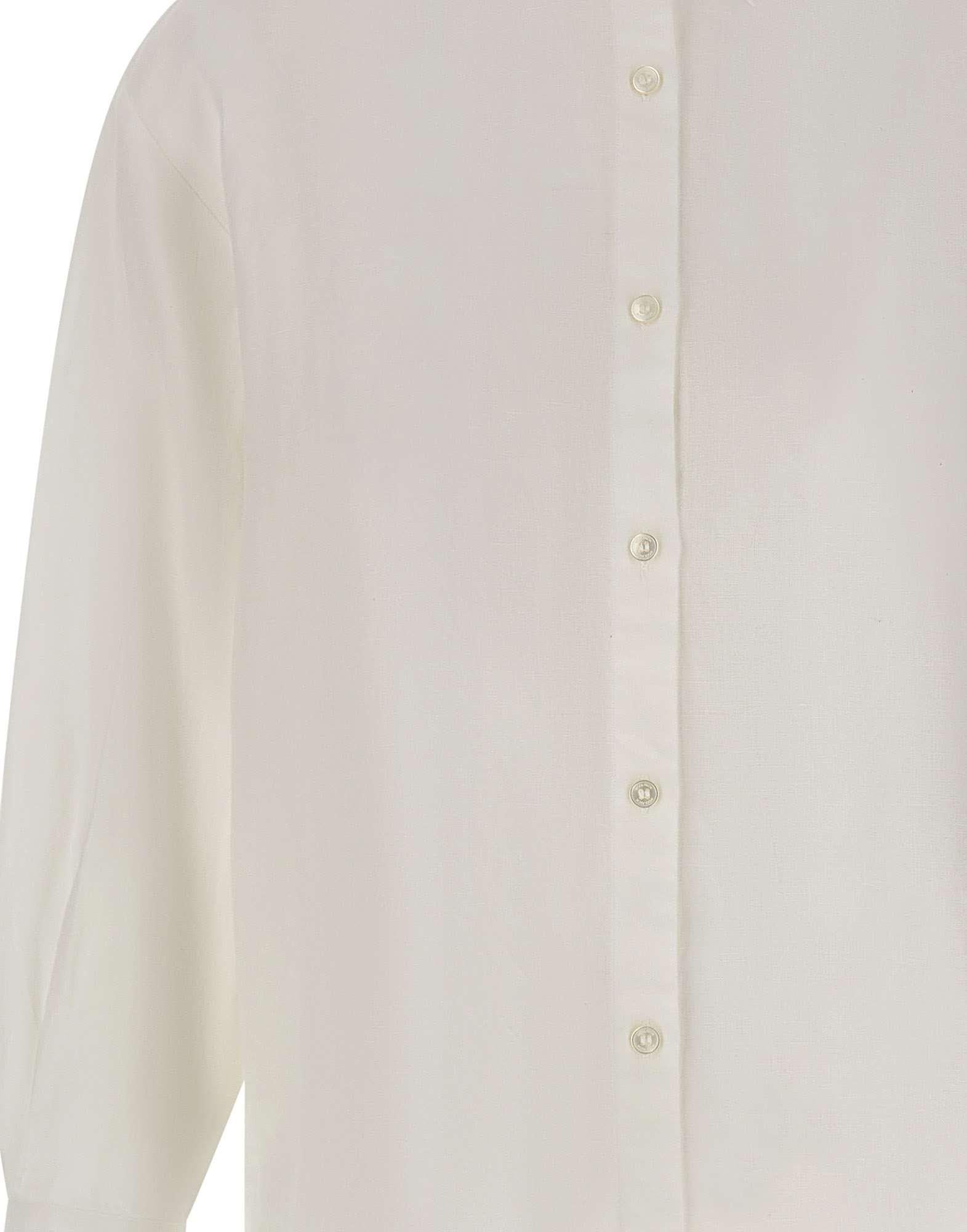 Camicia "Boyfriend" in misto cotone e lino - immagine 5